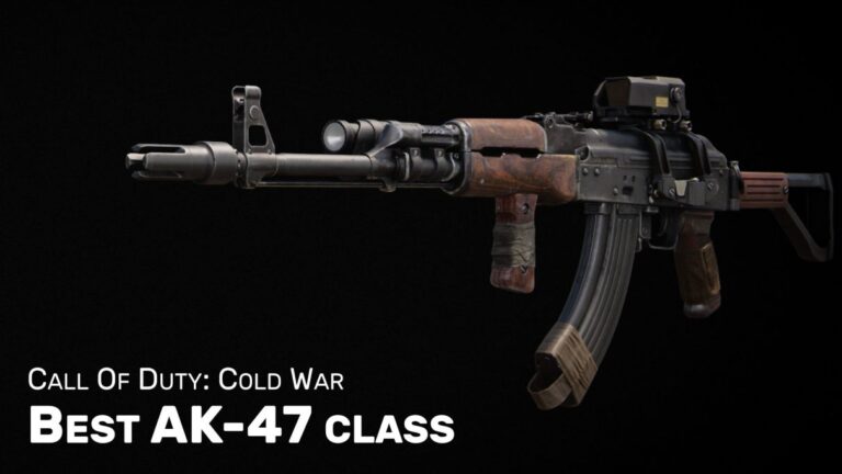 Best AK-47 class in Cold War: best AK-47 loadout (plus Gunfighter)