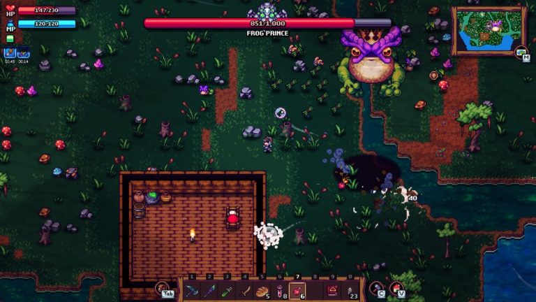 Tinkerlands: A Shipwrecked Adventure is a free demo of 2D crafting and spider fights